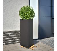 Jardinière Triangulaire Pot de Fleur Bac à Plantes Jardin Extérieur Acier vidaXL