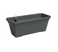 Artevasi Jardinière Venezia Plastique rectangulaire auto-arrosage Anthracite L77,9 x P24 x H22 cm