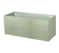 Jardinière vert amande L.99,5 x l.39,5 x H.43,5 x P.9,95cm Poetic Basalt