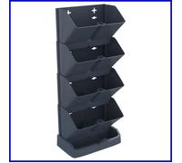 Jardinière verticale 4 pcs Anthracite ASHATA -BK152207 - Polypropylène durable - Design d'irrigation pratique