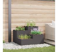 Jardinière Vidaxl 100x100x60 Cm Acier Noir