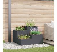 Jardinière Vidaxl 100x100x60 Cm En Acier Anthracite