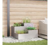 Jardinière Vidaxl 100x100x60 Cm En Acier Inoxydable