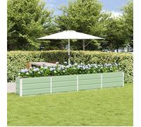 Jardinière - VIDAXL - 320 x 40 x 45 cm - Acier - Vert - Intérieur/extérieur