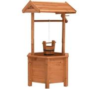 vidaXL Jardinière 40x40x84 cm en bois de sapin, carrée, durable