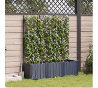 Jardinière - VIDAXL - 42002863 - Treillis intégré - 120x40x143 cm - Polypropylène anti-UV