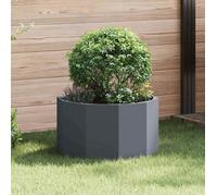vidaXL Jardinière Anthracite en acier 60 x 60 x 35 cm