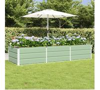 Jardinière - VIDAXL - VidaXL - 240 x 80 x 45 cm - Acier et plastique - Vert, intérieur/extérieur
