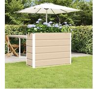 vidaXL Jardinière Ivoire 100 x 40 x 75 cm Acier Durable, écologique, élégante et fonctionnelle