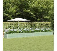 vidaXL Jardinière 600 x 80 x 45 cm Acier Vert – Moderne et durable