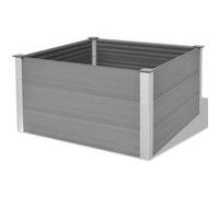 Lit Surélevé de Jardin WPC 150x100x91 cm Pot de Fleur Plante Jardinière vidaXL