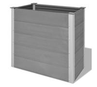 Jardinière - WPC - 100 x 50 x 91 cm - Gris - Composite bois-plastique - Rectangulaire