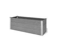 Jardinière - WPC - 150 x 50 x 54 cm - Gris - Composite bois-plastique - Rectangulaire