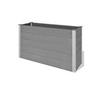 Jardinière - WPC - 150 x 50 x 91 cm - Gris - Composite bois-plastique - Rectangulaire