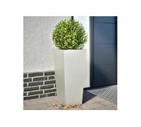 vidaXL Jardinières 2 pcs 35x35x75 cm acier inoxydable, jardinière d'extérieur, boîte à fleurs, boîte de jardin, jardinière 851089 Or G