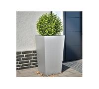 Jardinières 2 pcs 45x45x75 cm acier galvanisé