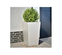 Jardinières 2 pcs 45x45x75 cm acier inoxydable