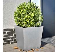 Jardinières 2 pcs noir 50x50x50 cm acier jardinière d'extérieur vidaXL