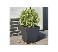 vidaXL Jardinières 2 pièces Acier Anthracite 30x30x30 cm d'extérieur