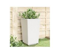 vidaXL Jardinières 2 pcs, Pot de Fleurs de Jardin, Bac à Plantes de Terrasse, Boîte de Plantation d'Extérieur pour Légumes 367849
