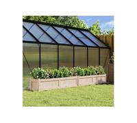 vidaXL Jardinières 2 pièces en bois de pin massif