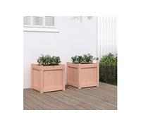 Jardinières 2 pcs bois massif douglas837411