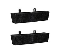 Vidaxl Jardinières 2 Pcs Jacinthe D'eau Noir