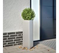 vidaXL Jardinières triangulaires 2 pièces 30 x 26 x 75 cm acier galvanisé