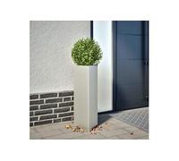 Jardinières 2 pcs triangulaire 30x26x75 cm acier inoxydable 851152