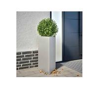 Jardinières 2 pcs triangulaire 40x40x75 cm acier galvanisé 851168