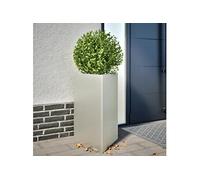 Jardinières 2 pcs triangulaire 50x43x75 cm acier inoxydable 851180