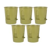 Jardinières À Arrosage Automatique - Pots De Fleurs 5 Pièces, Bacs De Drainage, Pots De Jardinage Hydroponiques | Système De Plantation De Balcon, Porche Intérieur Et Extérieur, Fenêtre De Patio, Pour