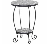 Siena Garden Como Support pour Fleurs Noir/Gris foncé