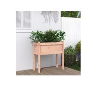 vidaXL Jardinières avec pieds 70x31x70 cm en bois massif Douglas 837560
