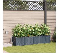 Vidaxl 42002893 Pot À Fleurs Acier Gris Clair Gris clair