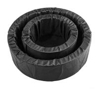 Jardinières flottantes conçues pour les plantes aquatiques et les abris pour poissons en utilisant un tissu tissé qui permet l'écoulement de l'eau et retient le sol dans les étangs de jardin (L + S)