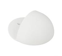 Jardinières murales élégantes pour fleurs d'intérieur, design en plastique léger pour une installation facile dans des espaces limités (demi-cercle blanc)