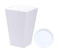 Jardinières pour la terrasse extérieure - Pot de fleurs décoratif en résine - Grand pot de fleurs pour plantes d'extérieur - Pot de fleurs décoratif pour l'extérieur - Jardinière pour