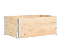 Jardinières surélevées 3 pcs 100 x 150 cm bois de pin solide 02_0000889