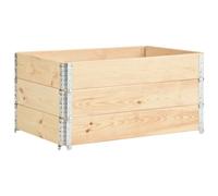 Jardinières Surélevées 3 Pcs 80x120 Cm Bois De Pin Solide