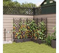 vidaXL Jardinières avec système d'irrigation en 5 pcs Marron