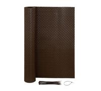 Jardinion Natte Brise-Vue Aspect rotin 0,90 x 5m Marron