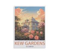 Jardins de Kew Richmond Upon Thames,Puzzle 1000 Pièces en Papier Divertissement Puzzles Jouets Très Difficile Adulte Et Adolescent Casual Jigsaw Puzzle Puzzle(50x70cm)-GT72