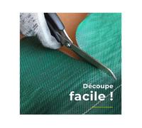 Jardiprotec - Toile de paillage 90g-m² contre les mauvaises herbes - 1,50x10m