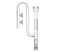 JARDLI Lily Pipe - Écumeur de surface en verre pour plantes aquatiques d'aquarium (17 mm pour tuyaux de 16/22 mm)