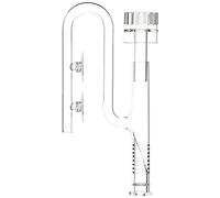 JARDLI Mini Lily Pipe en verre pour aquarium Nano (13 mm pour tuyaux de 12/16 mm)