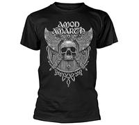 jargon Amon Amarth 'Grey Skull' (Black) T-Shirt Black L