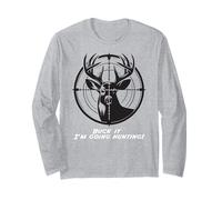 Jargon du Chasseur Je Vais à la Chasse ! Cerf Style Fermier Manche Longue