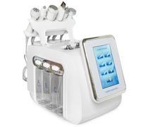 Jargrovs Hydrafacial Machine,6 en 1 Hydrafacial machine professionnel,appareil de beauté à petites bulles d'hydrogène et d'oxygène,machine hydrafacial avec écran LED,adapté à la maison et au salon