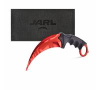 JARL Couteau CS:GO Entraînement & Collection - Répliques des Couteaux Counter-Strike avec Lame non Aiguisée en Acier Inoxydable - Cadeau pour les Fans de CS:GO avec Boîte Premium